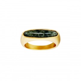 Γυναικείο δαχτυλίδι ατσάλι με διακοσμητική πέτρα