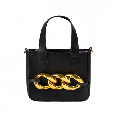 Women's bag with straps in black