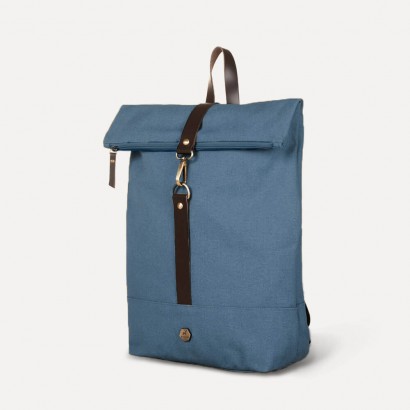 Τσάντα πλάτης rolltop σε ανοιχτό μπλε χρώμα