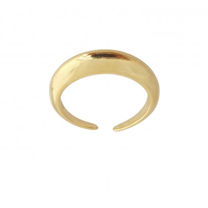 Γυναικείο διακριτικό δαχτυλίδι σε χρυσό χρώμα